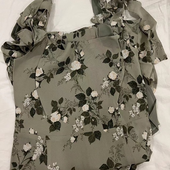 Reformation Twilight Dress in Verde - Picture 4 of 6